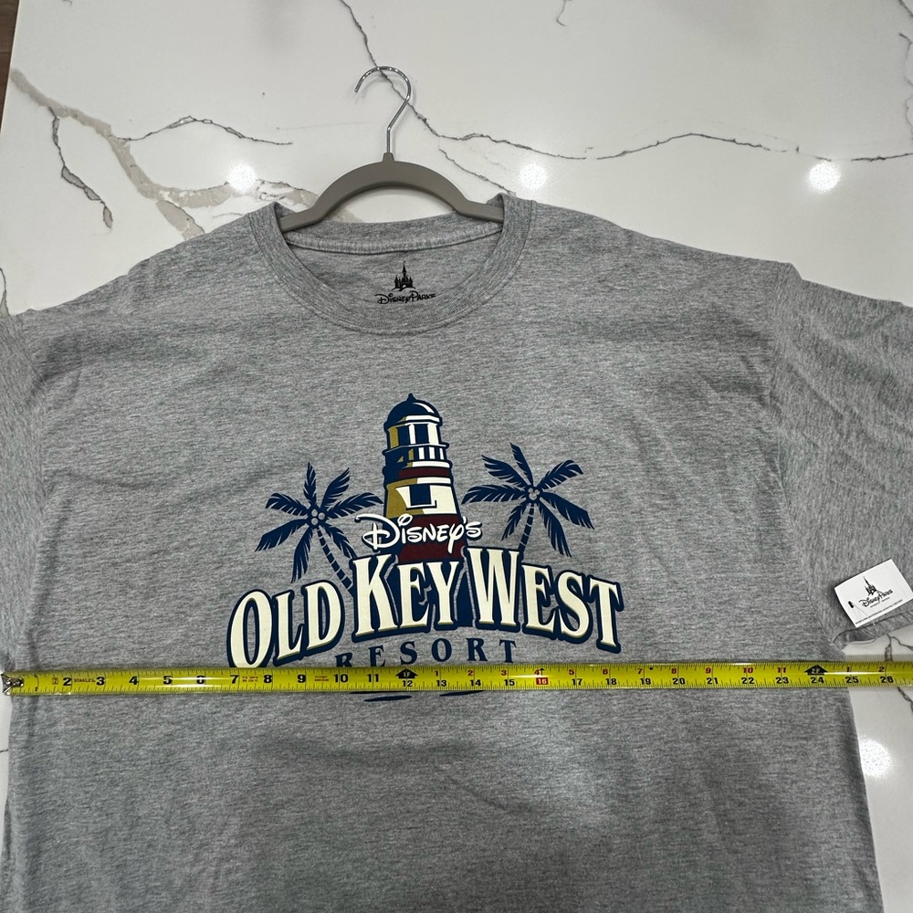 NWT Disney’s Old Key West Resort DVC T-Shirt Grey XXL Disney Parks - Picture 6 of 8